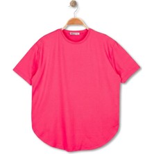 Alg KADIN OVERSIZE SALAŞ TİŞÖRT - KOL VE ETEK UCU DİKİŞSİZ SOFT KUMAŞ