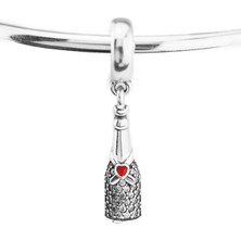 Fubena Parıldayan Taşlı Şampanya Sallantılı Charm