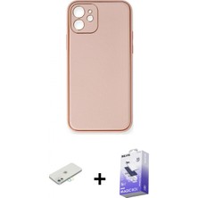 Pileli Store Pilelistore™ iPhone 12 Kılıf Yadigar Klasik - Siyah Bilvis 5in1 5d Magic Hayalet Cam Ekran Koruyucu + Renkli Kamera Lens Koruma Cam - Sı