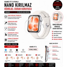 Astakos Huawei Fit 5 Uyumlu Nano Jel Ekran Koruyucu 2 Adet Güçlendirilmiş Darbe Emici