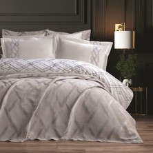 Mata Çeyiz Bella Home 7 Parça Nisan Çift Kişilik Pike Yatak Örtüsü Gelin Seti %100 Organik Pamuk - Yeni Renkler