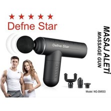 Defne Star NG-SM003 Titreşimli Masaj Tabancası