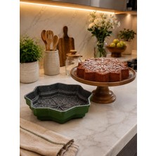 Schafer Black Stone Pine Döküm Kek Kalıbı-Yeşil