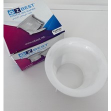 Özbest Alaturka Wc Matik Tek Kapaklı Pratik Tuvalet Kapağı Hijyenik Kullanım + Eldiven ve Çöp Poşeti Hediyeli