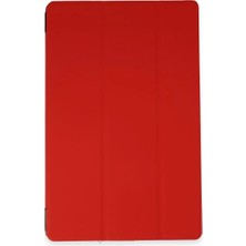 Armüz Apple iPad Pro 13 (2024) Kılıf Tablet Smart Kılıf - Kırmızı