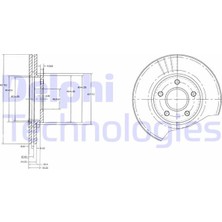 Delphi Depomix On Fren Disk Aynasi Connect 1.8tdci 02 13 Abs Li 278X24X5DL Hali