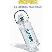 Fitmart 1.5 Lt Motivasyonel Sporcu Su Matarası Su Şişesi Bpa Free