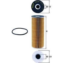 Mahle Depomix Yağ Filtresi Lt 28-35 Ii-Lt 28-46 Ii-Sprinter-Vito-Mercedes E-S-Sl-Slk-G Serileri