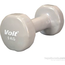 Voit Dipping 5 Kg Gri Dambıl Ağırlık ile Ergonomik ve Kaymaz Sap Özellikli