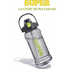 Fitmart 1.5 Lt Motivasyonel Sporcu Su Matarası Su Şişesi Bpa Free
