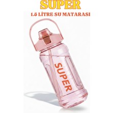 Fitmart 1.5 Lt Motivasyonel Sporcu Su Matarası Su Şişesi Bpa Free