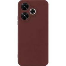 Sylar Redmi 13 4g Kılıf First Silikon - Bordo