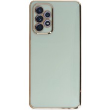 Sylar Samsung Galaxy A52 Kılıf Volet Silikon - Açık Yeşil