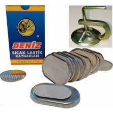 Deniz Sıcak Lastik Yaması 10 Lu Set + Kaynak Makinası Ile Birlikte Pratik Tamir Çözümü