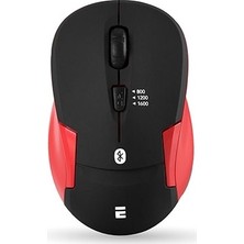 Everest SM-BT31 Kırmızı Bluetooth Kablosuz Mouse 1600 DPI Ev - Ofis Kullanımı İçin İdeal
