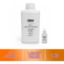 VRM Vernikrecinemarketi Rtv-2 Kalıp Silikonu 1.Sınıf (Pembe - 10 Shore) - 1 kg