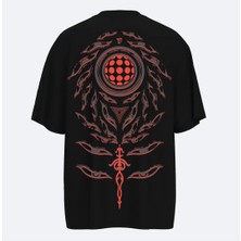 Fandr Studio Siyah Oversize Ajnø Unisex T-Shirt