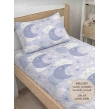 Vellista Home Collection Pamuklu 60×120 Lastikli Çarşaf ve Yastık Kılıfı Seti