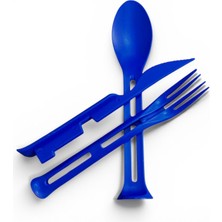 Açsel Plastik Çatal Kaşık Bıçak Seti Kamp Piknik Restoran Paket Servis Yemek Seti 3'lü