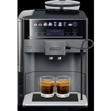 Siemens SİEMENS TE651209RW Tam Otomatik Kahve Makinesi EQ6 plus s100 Elmas titanyum metalik