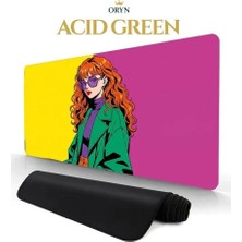 ORYN Aesthetıx / Acid Green Edition | 70x30 Gaming Mousepad - (3mm Kalınlık)