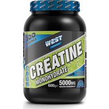 West Nutrition Kreatin Monohidrat 600 gr 100 Servis Yeşil Elma Aromalı Türkiye Menşeli Sporcu Besini