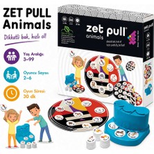 Zet Zeka ZET PULL Animals Zeka ve Akıl Oyunu 3+ Yaş 2-6 Oyuncu