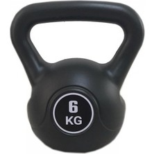 Leyaton 6 kg Kettlebell Dambıl Siyah Renkli Fonksiyonel Egzersiz Aleti