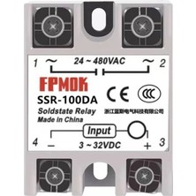 Emay Center SSR-100DA 100A Solid State Röle Dc-Ac Geliştirme Kartı Uyumlu