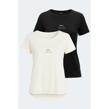 Slazenger Vıraj 2 Li Set Kadın   Tişört