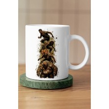 Mithor Shop Zombi Evrimi Karakter Tasarımlı The Last Of Us Fan Art Kupa