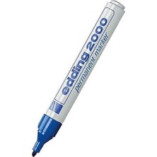 Düzey Edding E-2000 Permanent Marker Kalem Yuvarlak Uçlu Mavi
