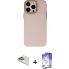 Pileli Store Pilelistore™ iPhone 13 Pro Max Kılıf Ahenk Çizgi Prime - Siyah Bilvis 5in1 3D Magic Cam Ekran Koruyucu + Pers Alüminyum Kamera Lens - Gd