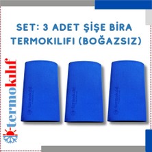 Şişe Bira Termokılıfı (Boğazsız)-3'lü Set