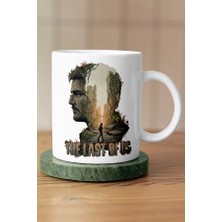 Mithor Shop The Last Of Us Yazılı Joel ve Ellie Silüet Fan Art Kupa