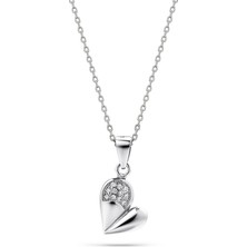 Servi 925 Ayar Gümüş Pure Heart Kolye