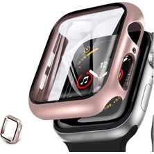 Mi7a Apple Watch 44 mm 360 Derece Koruyucu Kılıf Siyah