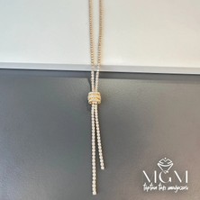 The Gencoo Zirkon Taşlı Kolye