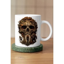 Mithor Shop Kurukafa ve Clicker Zombi Tasarımlı The Last Of Us Fan Art Kupa