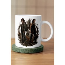 Mithor Shop Sarmaşık Çerçeveli Ellie ve Abby The Last Of Us Fan Art Kupa