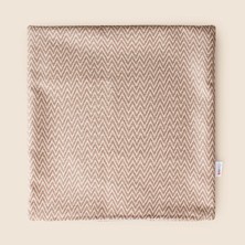 Evidea Soft Herringbone Kırlent Kılıfı - Vizon - 40X40 cm