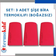 Şişe Bira Termokılıfı (Boğazsız)-3'lü Set