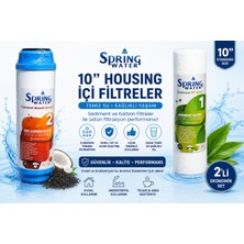Spring Water Sw Filtre Seti Ikili ( 2'li ) 10" Açık Cihaz Için