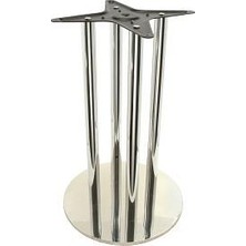 Gürçay Hırdavat Tablalı Masa Ayağı 11.240 - Taban Çapı 46CM Parlak Krom
