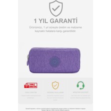 Visees Krinkıl Kumaş Çift Bölmeli Kalemlik