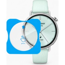 Sneezy Mi Watch S4 41MM Uyumlu Kolay Takılabilir Takma Aparatlı Temperli Cam Ekran Koruyucu