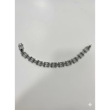 The Gencoo Izgara Tasarım Taşlı cm Bileklik