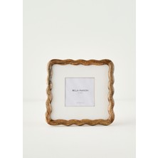 Bella Maison Wave Mango Ağacı Çerçeve Kahverengi (23X2X23 Cm)