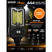 WISON WS-5757 Güneş Enerjili Sensörlü Sokak Lambası