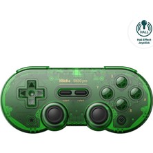 8bitdo SN30 Pro Bluetooth Kablosuz Hall Effect Oyun Kolu Jade Yeşil- Nintendo Switch/switch 2, Pc, Macos, Android, Steam Deck & Raspberry Pi